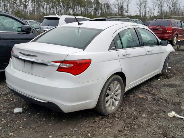 1C3CCBBB6CN134960 - 2012 CHRYSLER 200 TOURIN WHITE photo 4