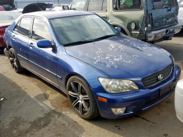 JTHBD192220038810 - 2002 LEXUS IS 300 BLUE photo 1