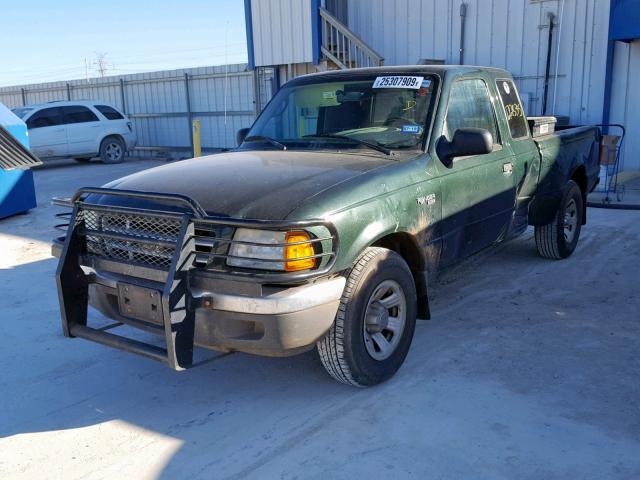 1FTYR14U93PA61175 - 2003 FORD RANGER SUP GREEN photo 2