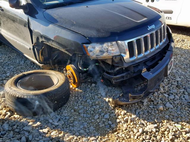 1C4RJEAG9DC504225 - 2013 JEEP GRAND CHER BLACK photo 9