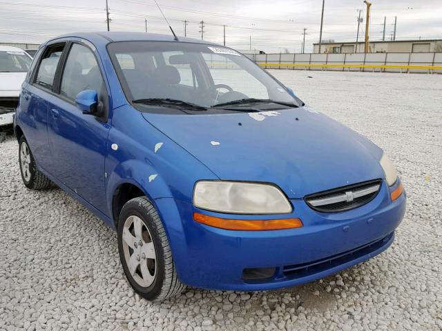 KL1TD66668B010412 - 2008 CHEVROLET AVEO BASE Mavi foto 1