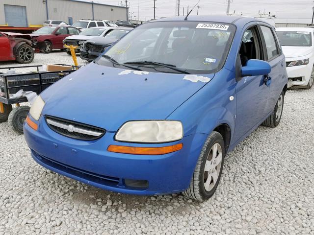 KL1TD66668B010412 - 2008 CHEVROLET AVEO BASE Mavi foto 2