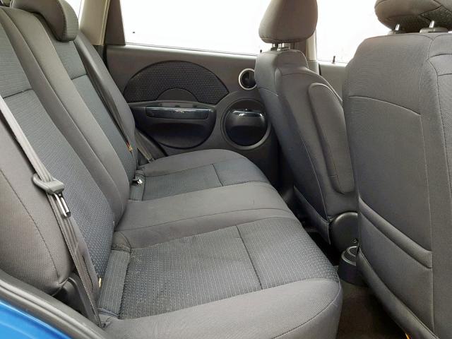 KL1TD66668B010412 - 2008 CHEVROLET AVEO BASE Mavi foto 6