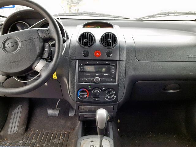 KL1TD66668B010412 - 2008 CHEVROLET AVEO BASE Mavi foto 9