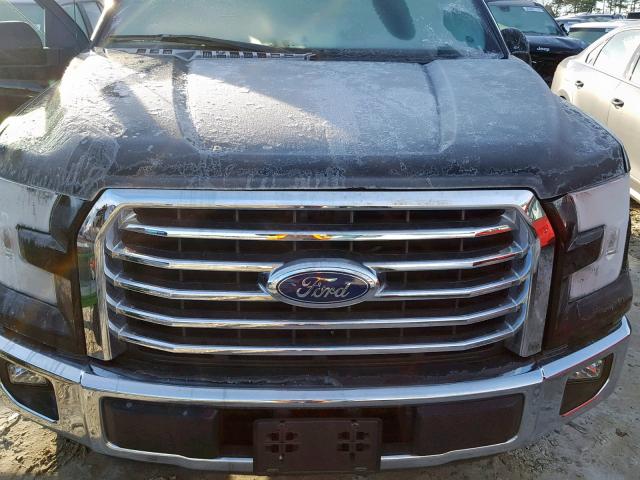 1FTEW1CP7GKF75360 - 2016 FORD F150 SUPER BLACK photo 7