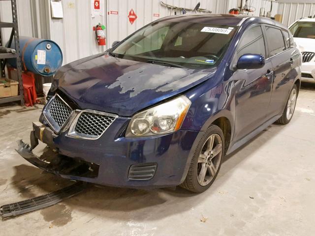 5Y2SP670X9Z416482 - 2009 PONTIAC VIBE BLUE photo 2