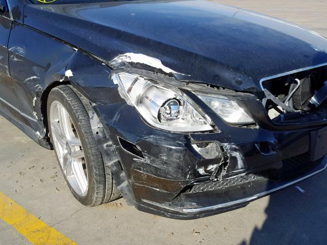 WDDKK5GF4BF081018 - 2011 MERCEDES-BENZ E 350 BLACK photo 9