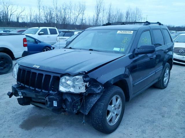 1J8GR48K29C538009 - 2009 JEEP GRAND CHER BLACK photo 2