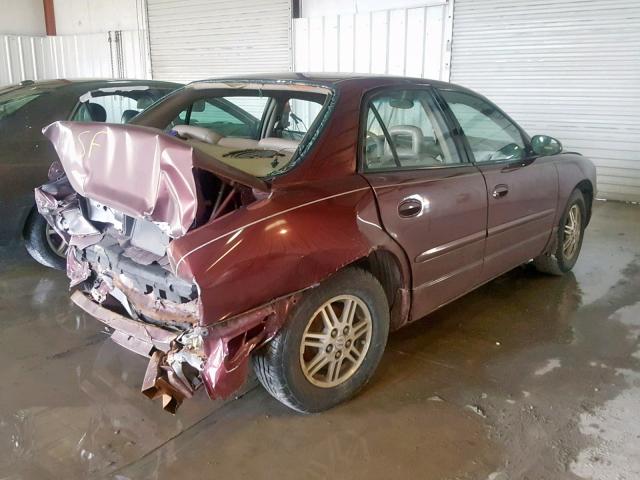 2G4WB55K921249444 - 2002 BUICK REGAL LS BURGUNDY photo 4