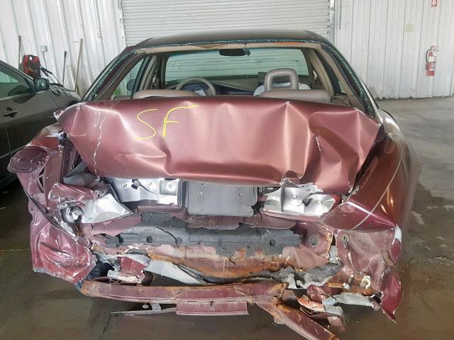 2G4WB55K921249444 - 2002 BUICK REGAL LS BURGUNDY photo 9