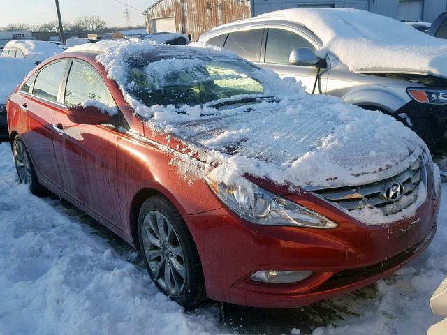 5NPEC4AB0BH190229 - 2011 HYUNDAI SONATA SE RED photo 1