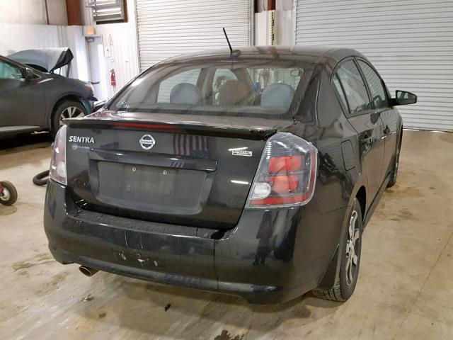 3N1AB6APXCL761514 - 2012 NISSAN SENTRA 2.0 BLACK photo 4