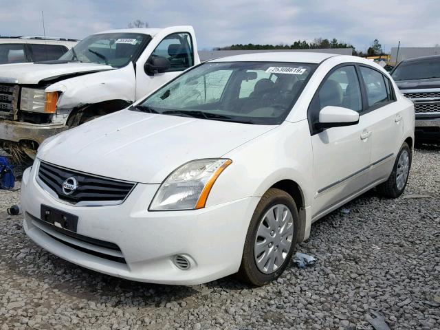 3N1AB6AP6BL695087 - 2011 NISSAN SENTRA 2.0 WHITE photo 2