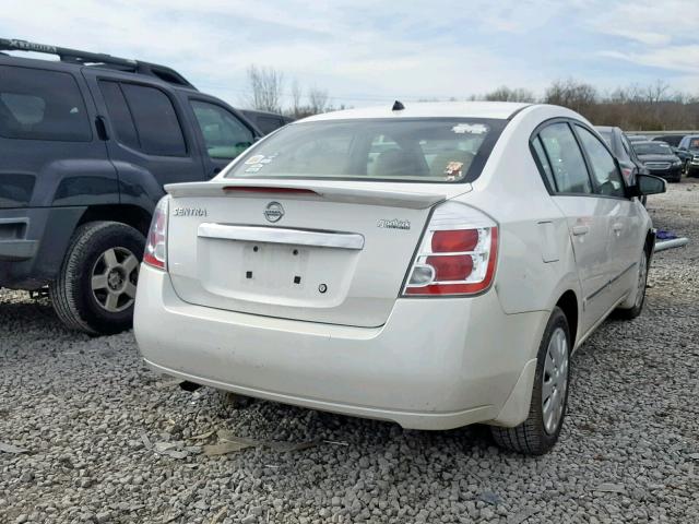 3N1AB6AP6BL695087 - 2011 NISSAN SENTRA 2.0 WHITE photo 4