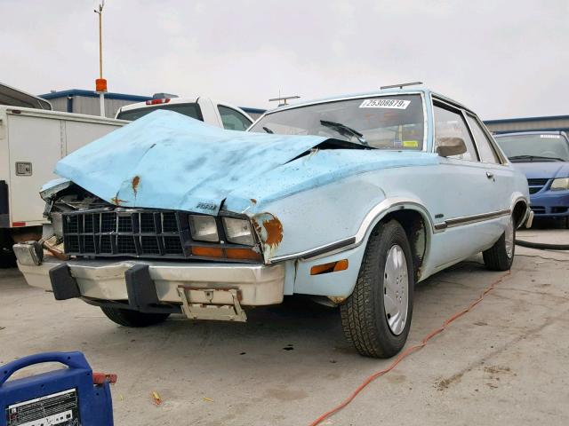 1FABP20A4CK168537 - 1982 FORD FAIRMONT BLUE photo 2