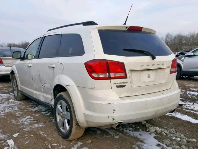 3D4PG1FG6BT501150 - 2011 DODGE JOURNEY MA WHITE photo 3