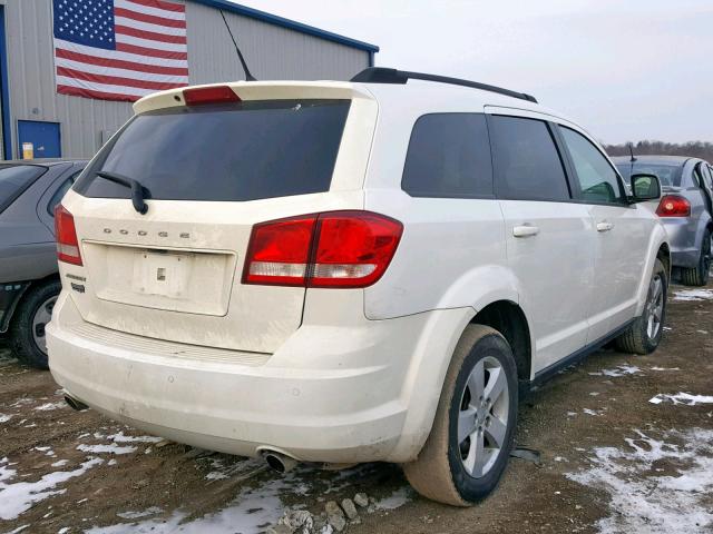 3D4PG1FG6BT501150 - 2011 DODGE JOURNEY MA WHITE photo 4