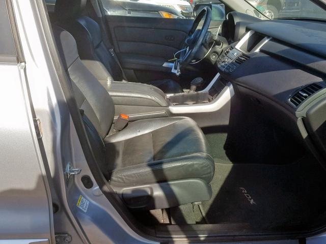 5J8TB18208A014247 - 2008 ACURA RDX SILVER photo 5