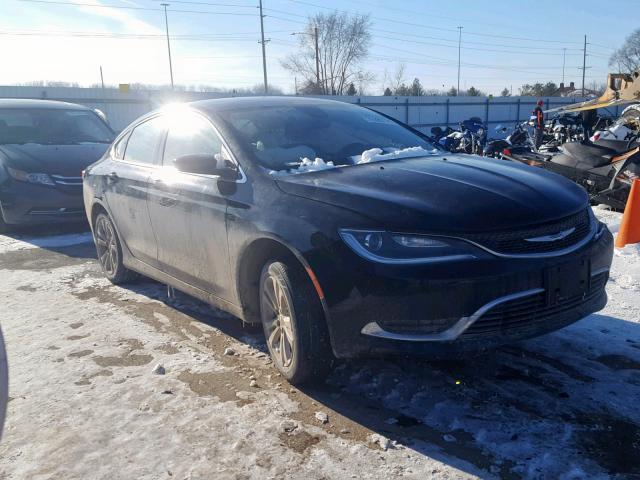 1C3CCCAB4FN724523 - 2015 CHRYSLER 200 LIMITE BLACK photo 1