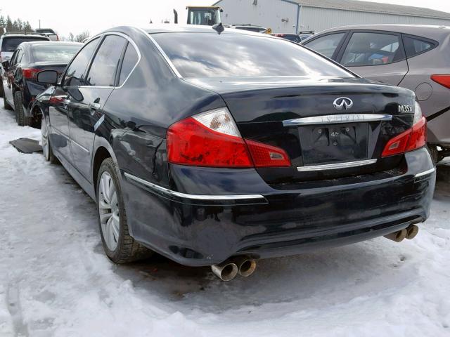 JNKCY01F39M850315 - 2009 INFINITI M35 BASE BLACK photo 3