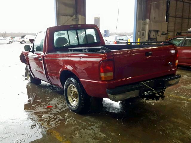 1FTCR10A4RUC47125 - 1994 FORD RANGER BURGUNDY photo 3