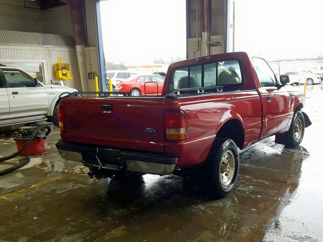 1FTCR10A4RUC47125 - 1994 FORD RANGER BURGUNDY photo 4