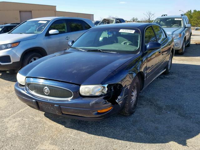 1G4HP54K52U279184 - 2002 BUICK LESABRE CU BLUE photo 2