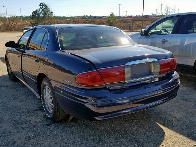 1G4HP54K52U279184 - 2002 BUICK LESABRE CU BLUE photo 3