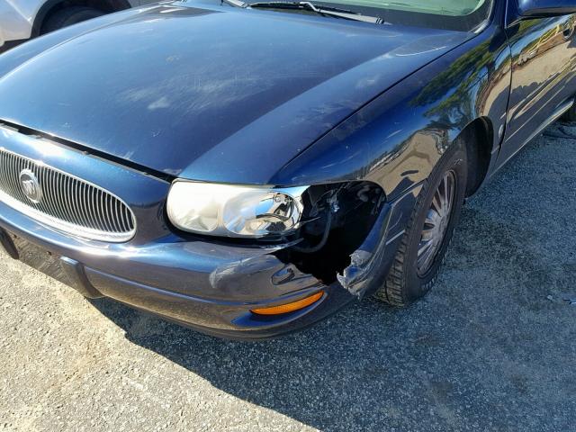 1G4HP54K52U279184 - 2002 BUICK LESABRE CU BLUE photo 9