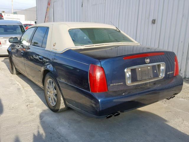 1G6KD54Y52U163350 - 2002 CADILLAC DEVILLE BLUE photo 3