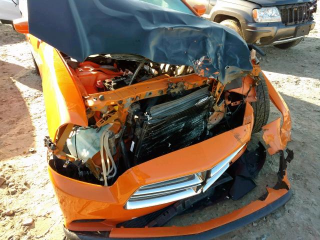 2C3CDXCT2EH178189 - 2014 DODGE CHARGER R/ ORANGE photo 9