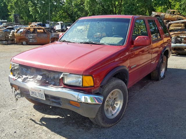 4S6CY58V6R4418607 - 1994 HONDA PASSPORT E RED photo 2