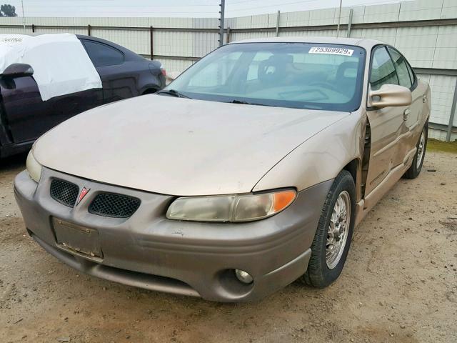 1G2WP52K3YF216889 - 2000 PONTIAC GRAND PRIX GOLD photo 2