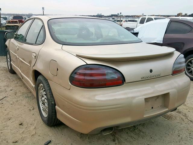 1G2WP52K3YF216889 - 2000 PONTIAC GRAND PRIX GOLD photo 3