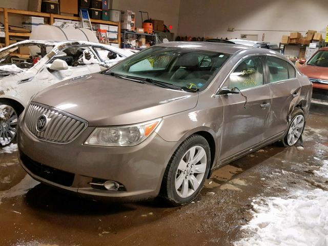 1G4GC5EG9AF256754 - 2010 BUICK LACROSSE C GOLD photo 2