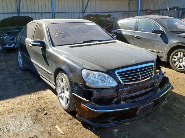 WDBNG75J36A461884 - 2006 MERCEDES-BENZ S 500 BLACK photo 1