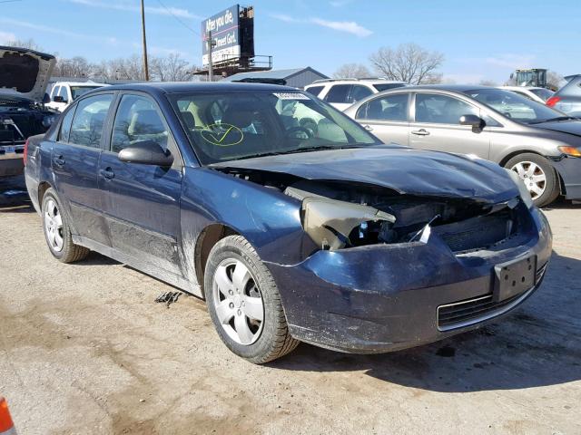 1G1ZS57N87F270352 - 2007 CHEVROLET MALIBU LS BLACK photo 1