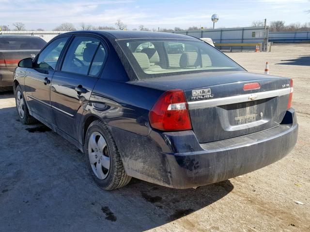 1G1ZS57N87F270352 - 2007 CHEVROLET MALIBU LS BLACK photo 3