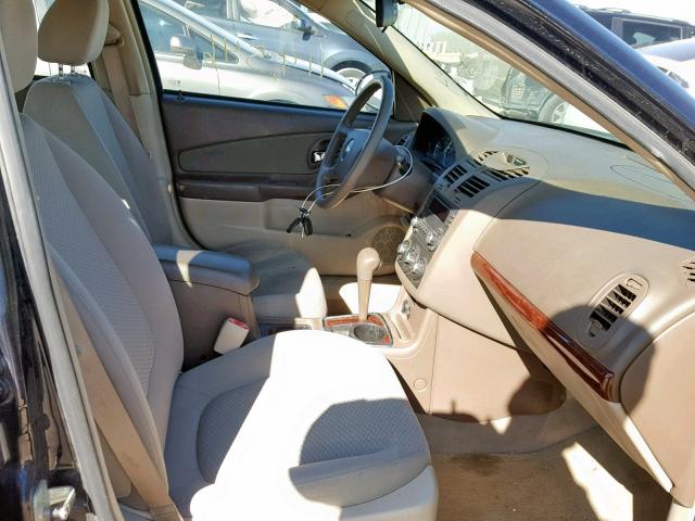 1G1ZS57N87F270352 - 2007 CHEVROLET MALIBU LS BLACK photo 5