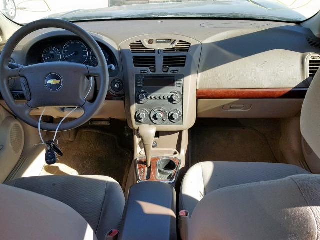 1G1ZS57N87F270352 - 2007 CHEVROLET MALIBU LS BLACK photo 9