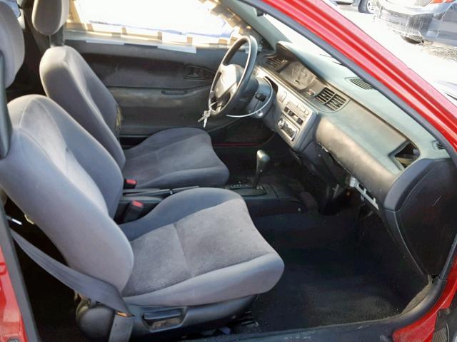 2HGEH246XPH515667 - 1993 HONDA CIVIC DX RED photo 5