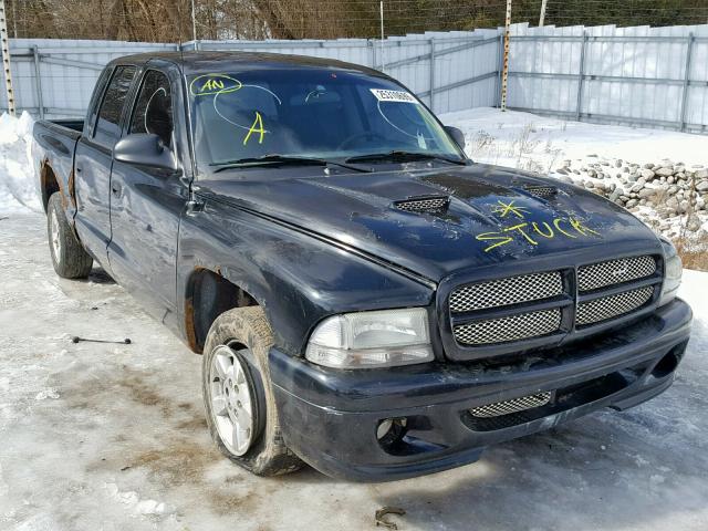 1B7HL2AX31S322297 - 2001 DODGE DAKOTA QUA BLACK photo 1