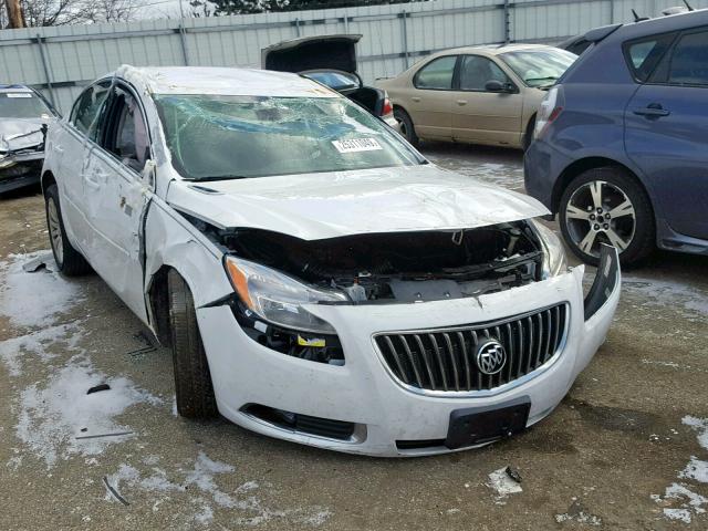 2G4GR5EK1C9115496 - 2012 BUICK REGAL WHITE photo 9