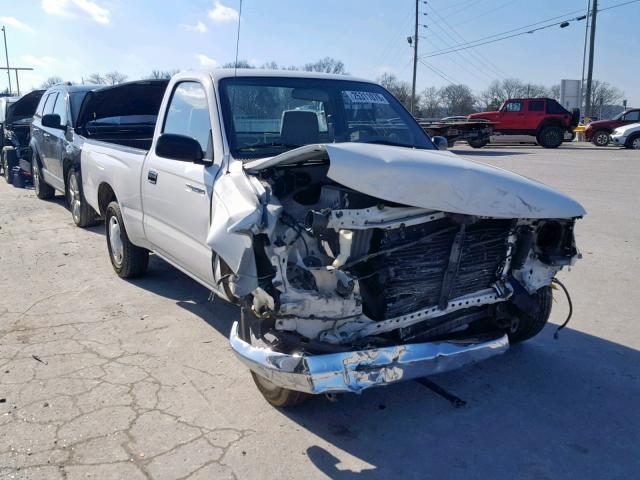 4TANL42N6XZ465350 - 1999 TOYOTA TACOMA WHITE photo 1