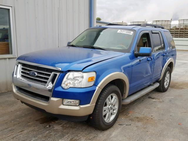 1FMEU6EE5AUA25189 - 2010 FORD EXPLORER E BLUE photo 2