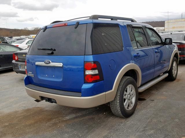 1FMEU6EE5AUA25189 - 2010 FORD EXPLORER E BLUE photo 4