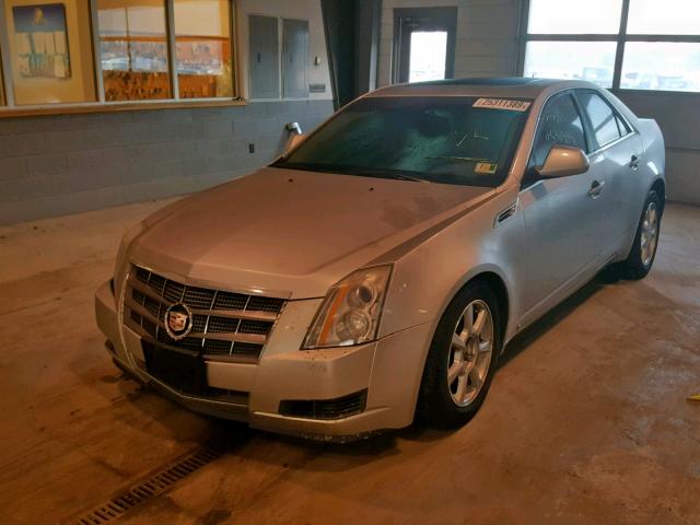 1G6DR57V780177522 - 2008 CADILLAC CTS HI FEA SILVER photo 2