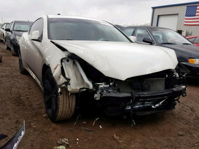 KMHHU6KH5BU064054 - 2011 HYUNDAI GENESIS CO WHITE photo 1