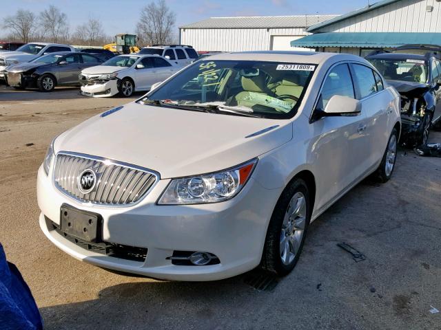 1G4GH5E36CF355596 - 2012 BUICK LACROSSE P WHITE photo 2