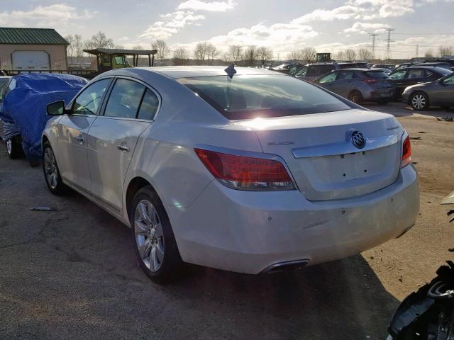 1G4GH5E36CF355596 - 2012 BUICK LACROSSE P WHITE photo 3